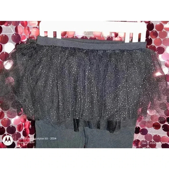 Disney Baby leggings with tulle tutu Black 12 Months - Picture 2 of 8